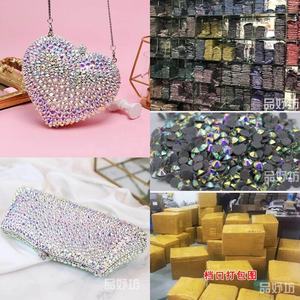 Vendita all'ingrosso Yantuo strass in vetro SS6-SS30 Flatback Hot Fix cristallo fucsia ab sfuso per ferro su cristallo - Product Image 6