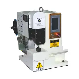 Semi auto electric feeding mute servo copper belt crimping machine copper tape splicing pressing machine
