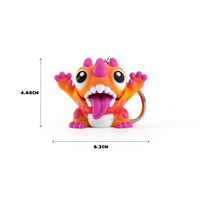 Jouet monstre dentaire imprimé en 3D Vashine, dragon mignon, jouet anti-stress amusant en PLA écologique pour la décoration