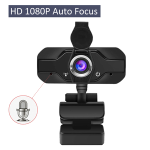 Kamera web komputer 1080P HD, kamera web fokus otomatis kelas langsung USB untuk mengajar dengan penutup privasi - Product Image 2