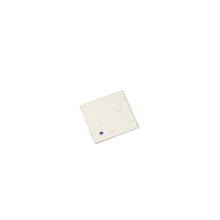 PZT5 pelat piezo Keramik ultrasonik 10*10*1mm dengan kedua sisi elektroda perak.