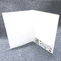 Logotipo personalizado Nuevo diseño Colorido Impresión en offset A4 Archivo de papel Carpeta de presentación con bolsillo