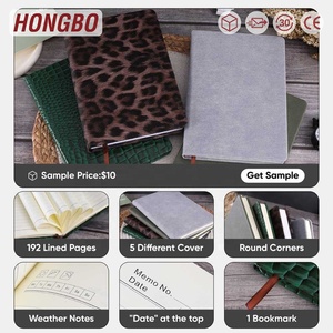 Agenda Hongbo Best Seller in Pelle con Stampa Coccodrillo/Tessuto/<span class=keywords><strong>Leopardo</strong></span>, Formato A5, con Pagine a Righe/Puntinate/Diario - Product Image 1