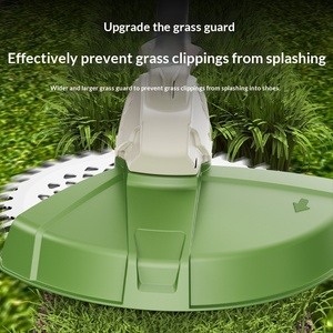 Tondeuse à gazon sans fil sans balais avec écran numérique, rechargeable, <span class=keywords><strong>coupe</strong></span>-bordures électrique, désherbeur de jardin 1000 mm - Product Image 4