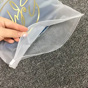 カスタムロゴプリントジッパーロックスタイル生分解性水着バッグ包装ジップビニール袋
