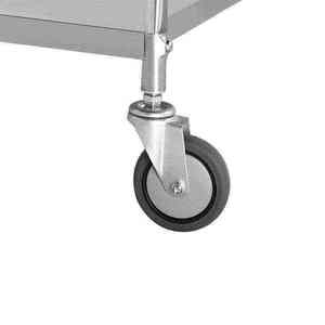 Carrito de servicio de comida de cocina comercial de acero inoxidable de 3 niveles al por mayor carrito médico de hospital para <span class=keywords><strong>restaurante</strong></span> venta de hotel - Product Image 3