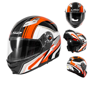 <span class=keywords><strong>Casque</strong></span> <span class=keywords><strong>de</strong></span> moto LS2 FF370 à double visière toutes saisons, protection solaire pour hommes et femmes, état neuf - Product Image 5