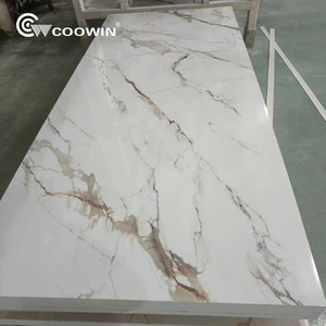 Nội thất UV PVC tấm đá cẩm thạch PVC pared 1220*2440 mét 3 mét 5 mét cho tường trong nhà Bảng điều khiển trang trí không thấm nước không thấm nước - Product Image 5