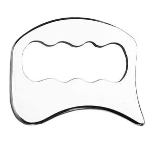 Set alat pijat kerokan Set gua sha baja tahan karat bentuk persegi 304 kelas medis Anti alergi baru alat Gym IASTM - Product Image 3