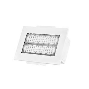 Lumière LED pour auvent de 150W à haute luminosité pour station-service et entrepôt, avec sortie lumineuse élevée, boîtier blanc, indice de protection IP65, haute luminosité - Product Image 4