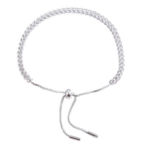 Bracelet réglable en acier inoxydable pour femmes et hommes, chaîne de blé pour main, pied, cheville, bracelet extensible, accessoires de fabrication de bijoux - Product Image 2