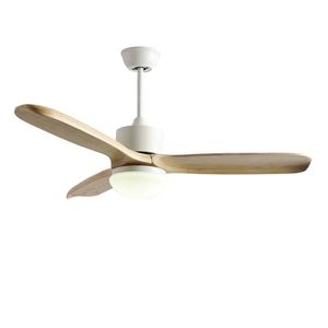 Nordic Solid Wood Fans, Chandeliers, Simple Living Room Led Ceiling Lamps, Home Dining , Bedroom and Lighting Fixtures - Product Image 5