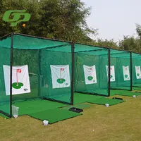 Rede e gaiola para prática de golfe, área interna e externa para treino com alta qualidade