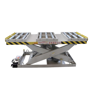 מעלית הידראולית תעשייתית כבדה עם תאי מלגזה לטיפול במטענים במחסן - Product Image 5