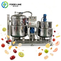 Machine à tremer les fruits confits, machine à tremer sous pression négative, machine à tremer les fruits conservés