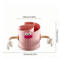 Support Rotatif pour Pinceaux de Maquillage, Organisateur de Bureau Multi-Compartiments pour Rouge à Lèvres, Houppettes et Articles de Toilette – Offre Spéciale