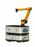 Nouveau châssis de robot composite innovant EZ-COR AMR avec moteur et PLC pour environnements difficiles (sol sale par l'huile/l'eau)
