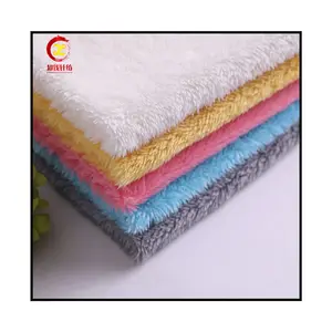 Different colors online dye tela sherpa fleece fabric for toys