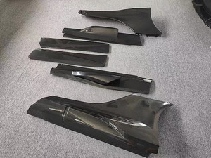 675lt phong cách sợi carbon bên váy cho McLaren MP4-12C 650S Side Bumper mở rộng môi - Product Image 2