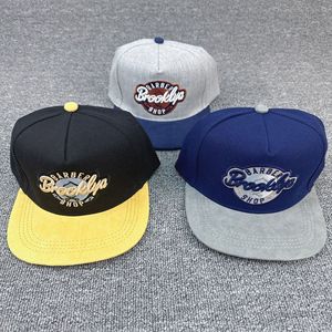 Brooklyn Baseball Cap Unisex Twill <b>Flat</b> Brim Sunscreen Breathable <b>Hat</b> For Men Women Four Seasons Casual Wear Direct Embroidery L - Product Image 2