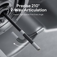 Endoscope industriel portable 1080P HD, étanche IP67, sonde de 6 mm, écran 5 pouces, éclairage LED, automobile