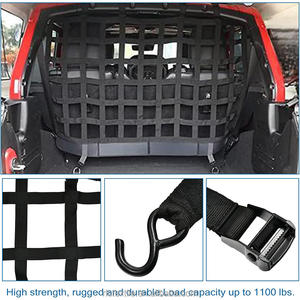 후크 용량이있는 픽업 트럭 침대 용 PVC 타포린 커버 트럭화물 그물 헤비 듀티 - Product Image 6