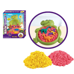 Arena Sensorial y Juego de Arena de 400 g, Arcilla Mágica y Masa con Esculturas de Dinosaurios, Juguetes Educativos para la Primera Infancia, Regalos - Product Image 3