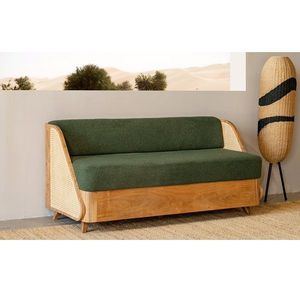 Sofá de lujo de madera maciza de Sheesham, sofás modernos para sala de estar, elegantes, cómodos, duraderos y perfectos para un hogar elegante. - Product Image 1