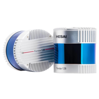 Hesai Pandar128 LiDAR de Largo Alcance 200m, Campo de Visión de 360°, Resolución Configurable de 40° Vertical para Conducción Autónoma, Ferrocarril y Minería
