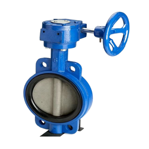 DN50 <span class=keywords><strong>PN10</strong></span> Edelstahl Manuelles Wasser HVAC Absperr klappe Wafer Typ für Rohrleitungen - Product Image 3