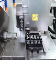 Tour CNC à banc incliné de haute précision KX-36J avec axe Y, 4 outils, 2 axes, mini tour CNC à banc incliné