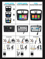 Mekede — lecteur dvd pour Renault Logan 2014 à 2019, avec contrôle vocal, Android 4core, pouces, wi-fi, GPS, BT, FM, son stéréo, 2 go + 32 go