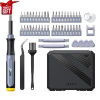 Kit d'outils de réparation électronique AXTH 52 en 1, mini tournevis de précision, ensemble portable, cadeau technologique pour la réparation d'ordinateurs et d'électronique