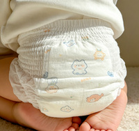Offre Spéciale Couches jetables pour bébé en tissu non tissé haut de gamme, imperméables, imprimées 3D, anti-fuites, double couche, anti-fuites latérales