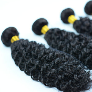 3 bó sâu sóng tóc dệt tự nhiên màu đen tổng hợp tóc bện 100g mỗi bộ - Product Image 2