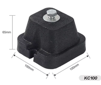 Base de montage de climatiseur de Type mini split Isolateur de vibrations en caoutchouc Tampon anti-vibration antidérapant