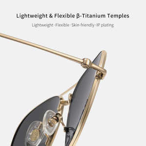 Occhiali <span class=keywords><strong>da</strong></span> sole classici in titanio, semplici, leggeri e sottili, di lusso per <span class=keywords><strong>uomo</strong></span>, lenti in vetro temperato HD, per pesca e guida, anti-UV400 2026 - Product Image 5