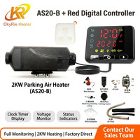 Großhandel OkyRie AS-20B 12V 24V 2KW Diesel-Luftstandheizung mit geringer Vibrationsfrequenz, leiser Kraftstoffpumpe für übernachtenden Schlaf für LKW-Fahrer