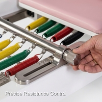 Set Completo de Pilates Reformer con Asas Ergonómicas y Barra de Pies Ajustable para Personalización, Alivio del Dolor de Espalda, Color Personalizado
