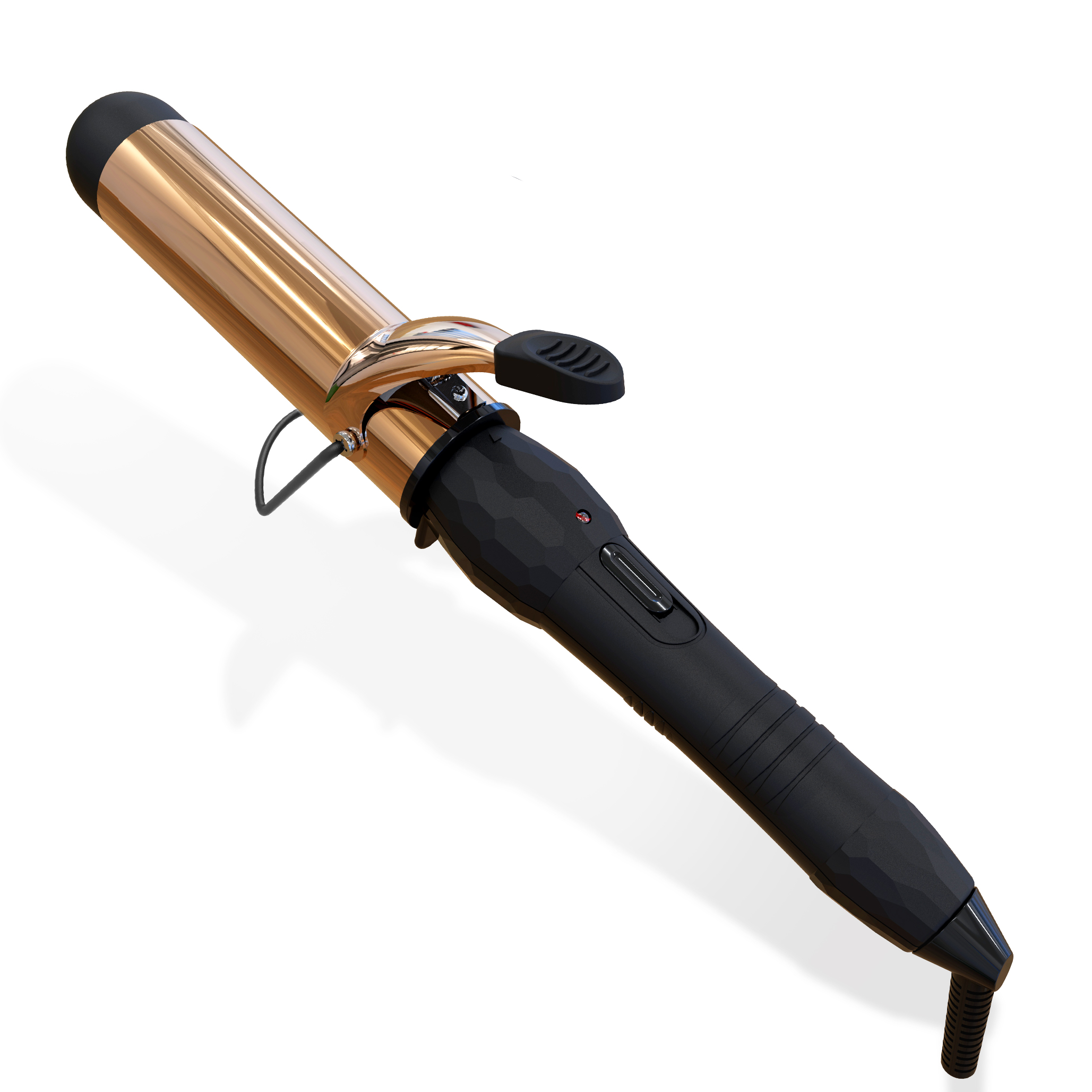 Горячее предложение! Профессиональное бытовые щипцы для завивки волос 1,5 дюймов долговечные кудри волна бигуди палочка из розового золота, щипцы для завивки волос