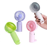 Nouveau mini ventilateur portable simple rechargeable par USB, trois vitesses, idéal comme cadeau