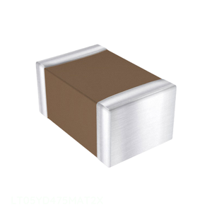 Condensador cerámico MLCC de montaje en superficie 0805 (2012 métrico) LT05YD475MAT2X CAP CER 4.7uF 16V X5R 0805, 4.7 uF - Product Image 1