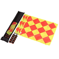 Drapeaux de juge de touche de football, drapeau d'arbitre de football, drapeaux d'arbitre de football professionnels pour la promotion