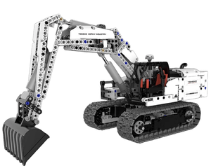 Mijia onebot Kỹ Thuật Máy Xúc Khối Xây Dựng Đồ Chơi Trẻ Em Quà Tặng Bánh Xích Mô Phỏng Giao Diện Điều Khiển Cơ Khí Truyền 900 + Các Bộ Phận - Product Image 1