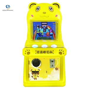 2026 Simpatico Modello Orso Doppio Divertimento Gioco di Tiro a Moneta Attrezzatura da Divertimento Paradiso della Terra di Mezzo per Bambini Inglese 220V - Product Image 1