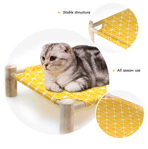 Gỗ có thể giặt di động nâng lên phần còn lại sang trọng nâng cao giường con chó - Product Image 6