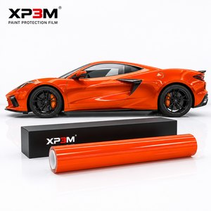 ฟิล์มใสกันรอยรถยนต์ XP3M สีส้มแดง OEM เงา TPU ความหนา 7.5 มิล ซ่อมแซมตัวเองได้ ป้องกันรอยขีดข่วน ป้องกันสีเหลือง ขนาด 1.52x15 เมตร - Product Image 5