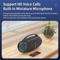 Sistema de Altavoces Bidireccional Inalámbrico, Resistente al Agua, 80W, Portátil, RGB, Bajos Profundos, Reproductor de Audio, para Exteriores, Hogar, Fiestas