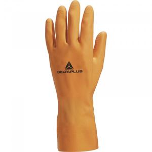 DELTA PLUS - VE450OR10 Guante naranja de látex pesado-30 cm (paquete múltiple)-GUANTES EAN 3295249011956 - Product Image 1