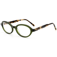 Monture de lunettes optiques ovales rétro Elan Optical YB6612, meilleure vente, unisexe, en acétate, écologique, directement de l'usine